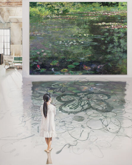 Bae Joon Sung, ‘The Costume of Painter - At the studio-doodling on monet 1’, 2020