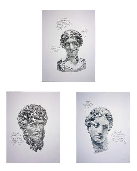 Daniel Arsham, ‘Eroded Classical Prints’, 2020