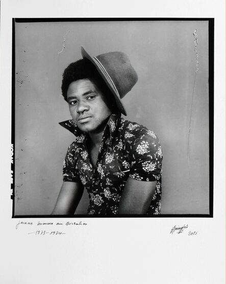 Ambroise Ngaimoko, ‘Jeune homme au borsalino’, 1973-1974