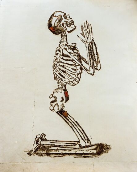 Vik Muniz, ‘Praying (The Anatomy of Bones), after William Cheselden (Pictures of Junk)’, 2009