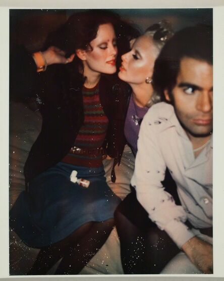 Andy Warhol, ‘Karl Lagerfeld, Jane Forth and Donna Jordan’, 1970