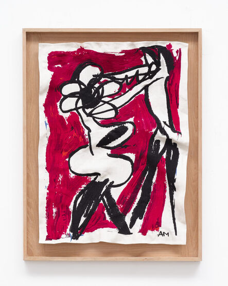 Annie Morris, ‘Untitled (Figures Cadmium Red)’, 2023