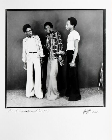 Ambroise Ngaimoko, ‘Les deux frères et leur ami’, 1975
