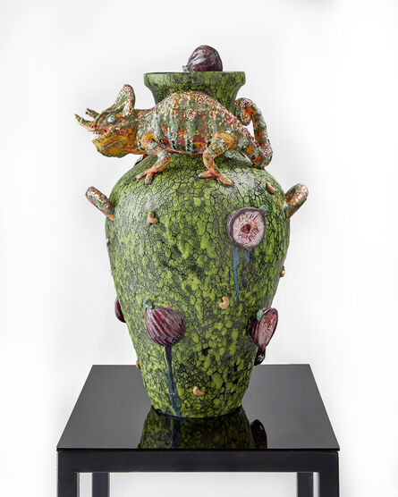 Roxanne Jackson, ‘Camouflage (Chameleon Vase)’, 2022