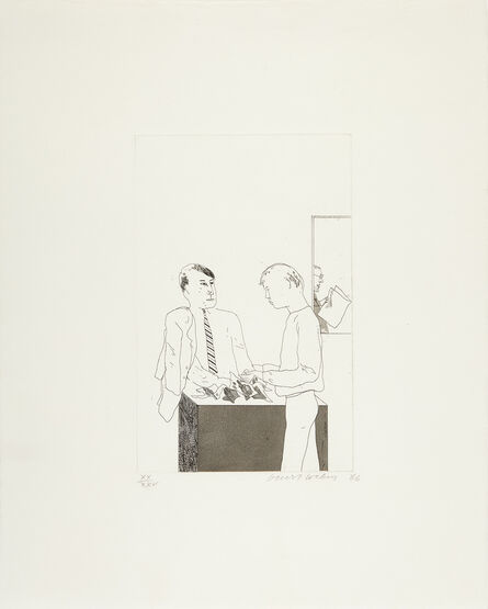 David Hockney, ‘He Enquired After the Quality’, 1966-67