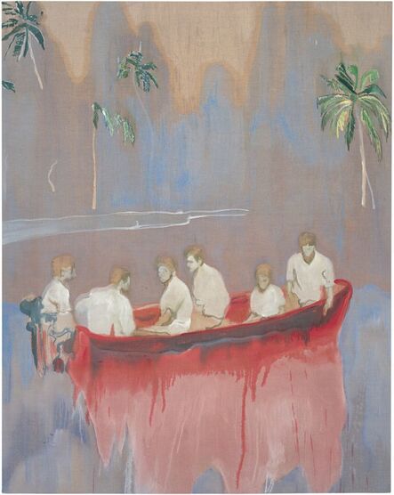 Peter Doig, ‘Figures in red Boat’, 2005-2007