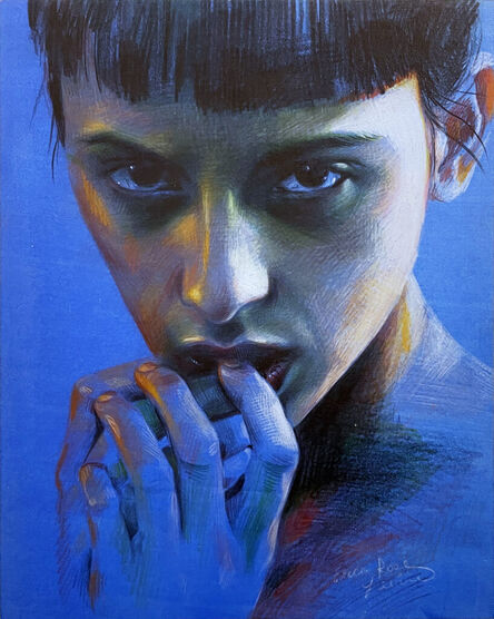 Erica Rose Levine, ‘Moonlit: Blue I’, 2022