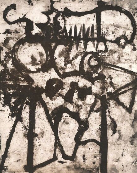 Aaron Siskind, ‘Untitled Abstraction (Graffiti)’, 1949c/1949-51