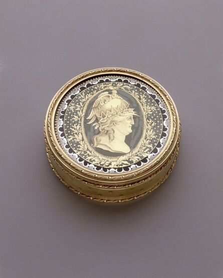 ‘Round Box with Catherine II as Minerva’, 1781-1782