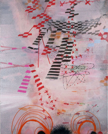 Virginia Verran, ‘Pink/Orange Nightingale Structure (eyes)’, 2016