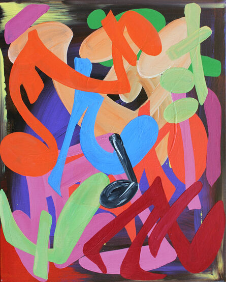 Ligel Lambert, ‘A Visual Representation of Entangled Sounds in Color’, 2022