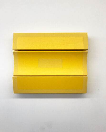Robert William Moreland, ‘Untitled Two-Toned Yellow Square’, 2020
