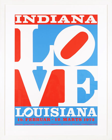 Robert Indiana, ‘LOVE Louisiana’, 1972