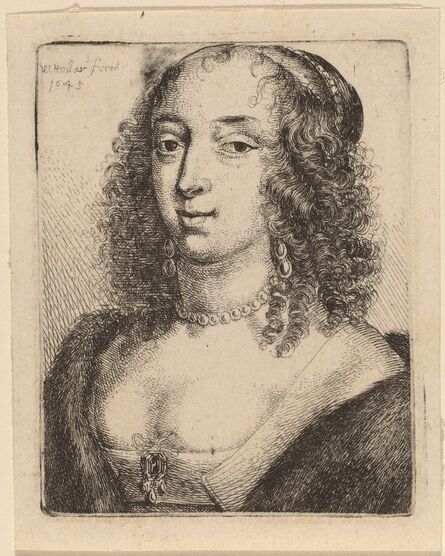 Wenceslaus Hollar after Sir Anthony van Dyck, ‘Duchess of Lennox’, 1645