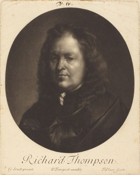 Francis Place after Gerard Soest, ‘Richard Tompson’, ca. 1680