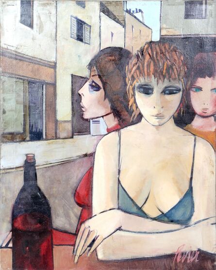 Charles Levier, ‘Femmes Au Bar’, ca. 1970