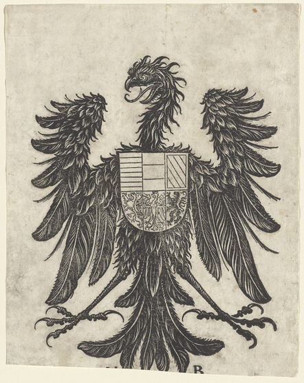 Hans Burgkmair I, ‘Coat of Arms with a Single Eagle’, ca. 1505