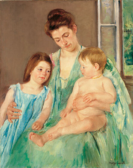 Mary Cassatt, ‘Young Mother and Two Children’, 1908
