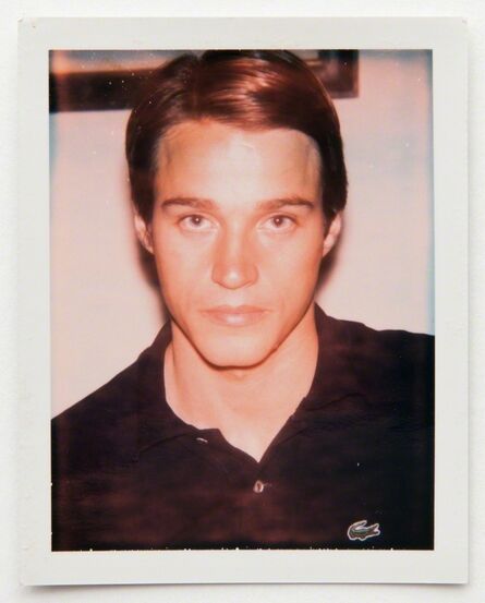 Andy Warhol, ‘Polaroid Photograph of Jed Johnson in black Lacoste shirt’, 1973