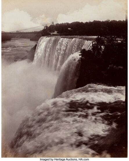 Attributed to George Barker, ‘A Group of Five Photographs of Niagra Falls’, circa 1880