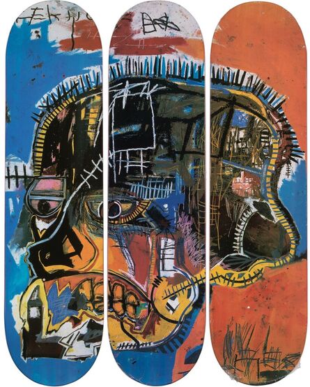 After Jean-Michel Basquiat, ‘Skull, triptych’, 2014