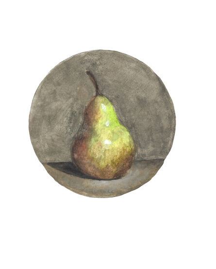 Robert Kulicke, ‘Pear on Light Grey Background’, n.d.