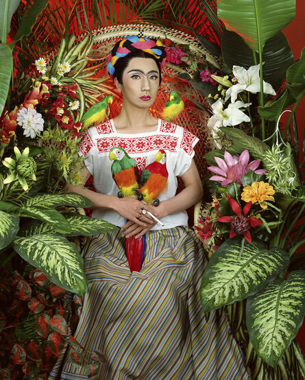 Yasumasa Morimura 森村 泰昌, ‘An Inner Dialogue with Frida Kahlo (Four Parrots)’, 2001