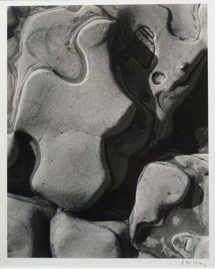 Edward Weston, ‘Eroded Rock, Point Lobos (Sandstone Erosion)’, 1946