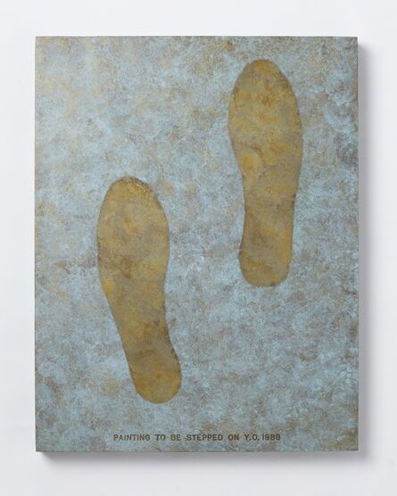 Yoko Ono, ‘Painting to Be Stepped On’, 1988