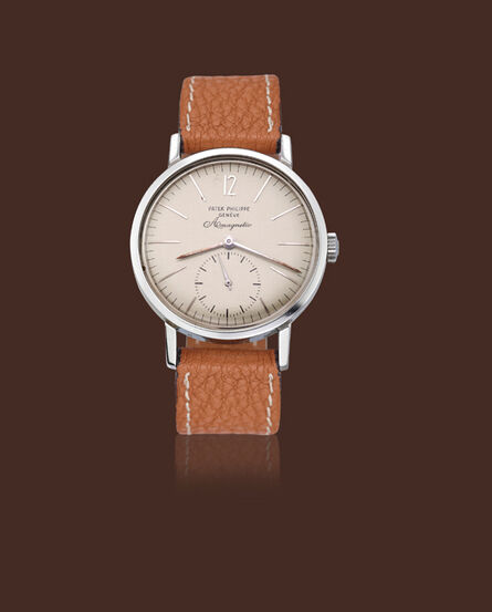 Patek Philippe, ‘Stainless steel "Amagnetic" ref. 3417 with guarantee’