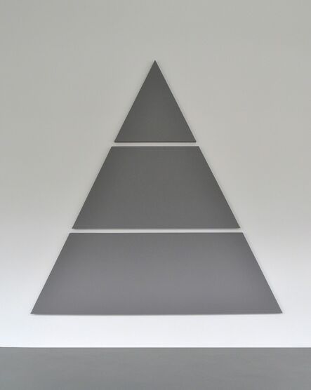 Alan Charlton, ‘Divided Triangle Painting’, 2015