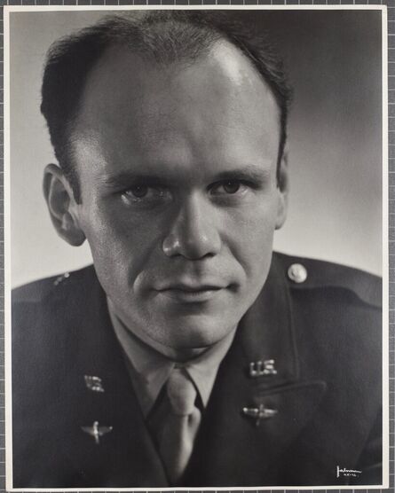 Philippe Halsman, ‘Beaumont Newhall in US Army uniform’, 1943-44