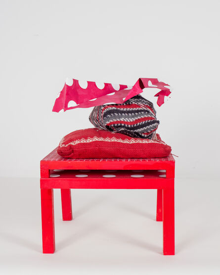 Michelle Forsyth, ‘Red Stack with Norwegian pillow16’, 2020