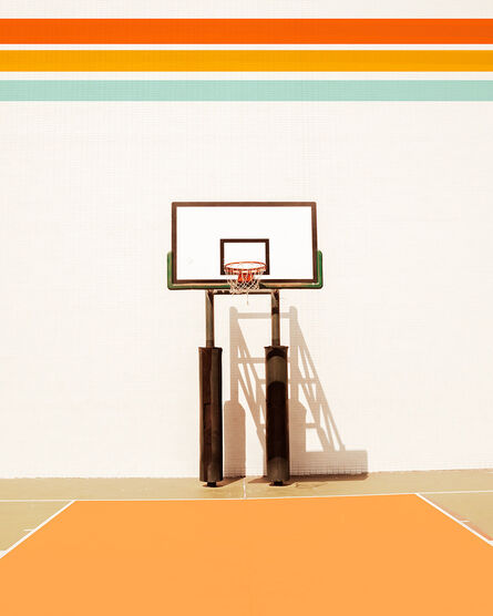 Ludwig Favre, ‘Orange Basketball Court’, 2021