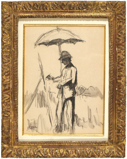 Maximilien Luce, ‘Portrait d'artiste au travail (Pierre Laprade)’, ca. 1911