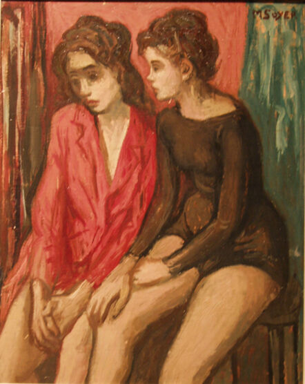 Moses Soyer, ‘Two Dancers - Consolation’, 1899-1974