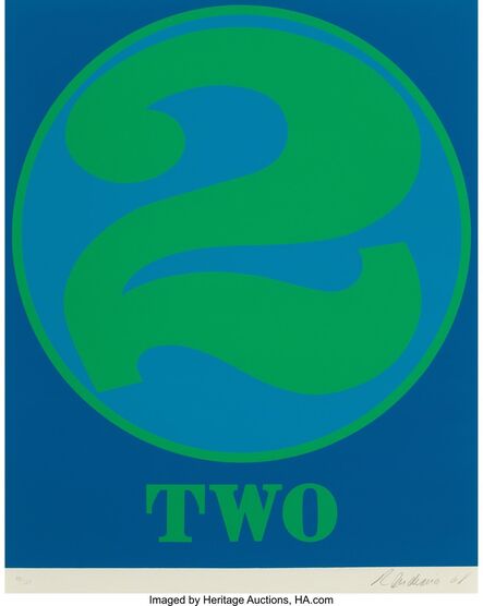 Robert Indiana, ‘Two (from Numbers)’, 1968