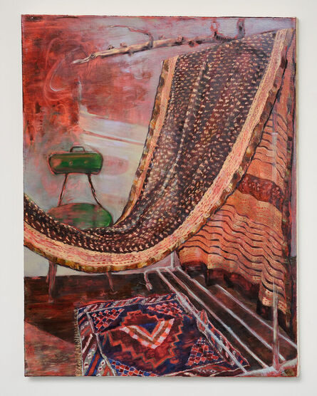 Aparna Sarkar, ‘Sari III (with rug and balancing stick)’, 2023