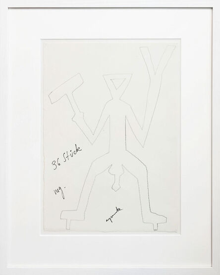A.R. Penck, ‘Krieger I’, 1994