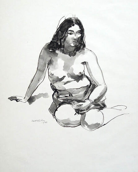 Walt Kuhn, ‘Nude Seated on Floor’, 1928