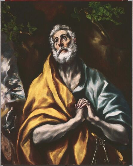 El Greco, ‘The Repentant St. Peter’, between 1600 and 1614