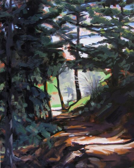 Tracy Wall, ‘Sunlight on Beaver Brook Trail’, 2015