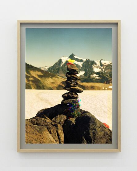 Peter Funch, ‘ Variation of Cairn on Ptarmigan Ridge with Mt. Shuksan in Background (F)’, 2014