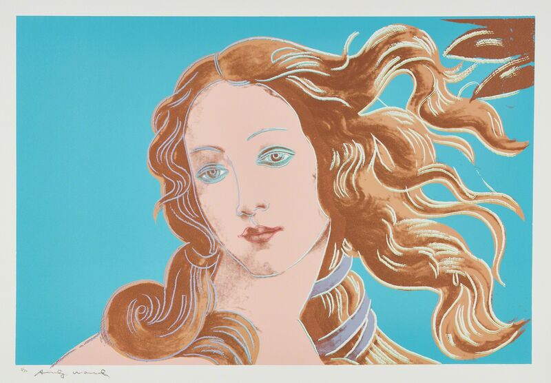 Andy Warhol, ‘Details of a Renaissance Painting (Sandro Boticelli Birth of Venus 1482)’, 1984, Print, Screenprint in colors, on Arches Aquarelle paper, with full margins., Phillips