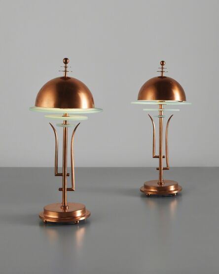 In the Manner of Kem Weber, ‘Pair of table lamps’, 1930s