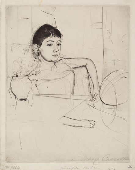 Mary Cassatt, ‘Mimi as a Brunette’, ca. 1889