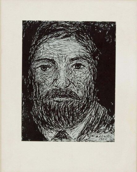 Abraham Walkowitz, ‘Portrait of a Man’, 1900