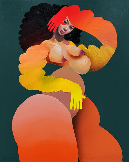 Erik Jones, ‘Standing Nude’, 2020