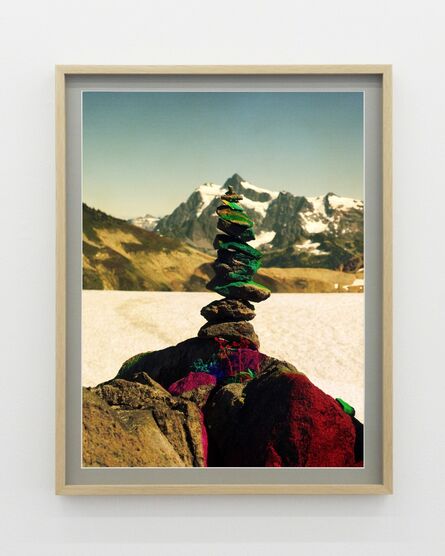 Peter Funch, ‘Variation of Cairn on Ptarmigan Ridge with Mt. Shuksan in Background (B)’, 2014