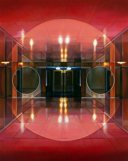 Patti Oleon, ‘Red Circle Lobby’, 2021